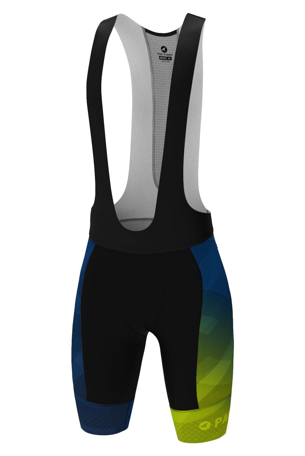 Men's PAC Summit Raptor Long Bib Shorts - Cool Fade Front