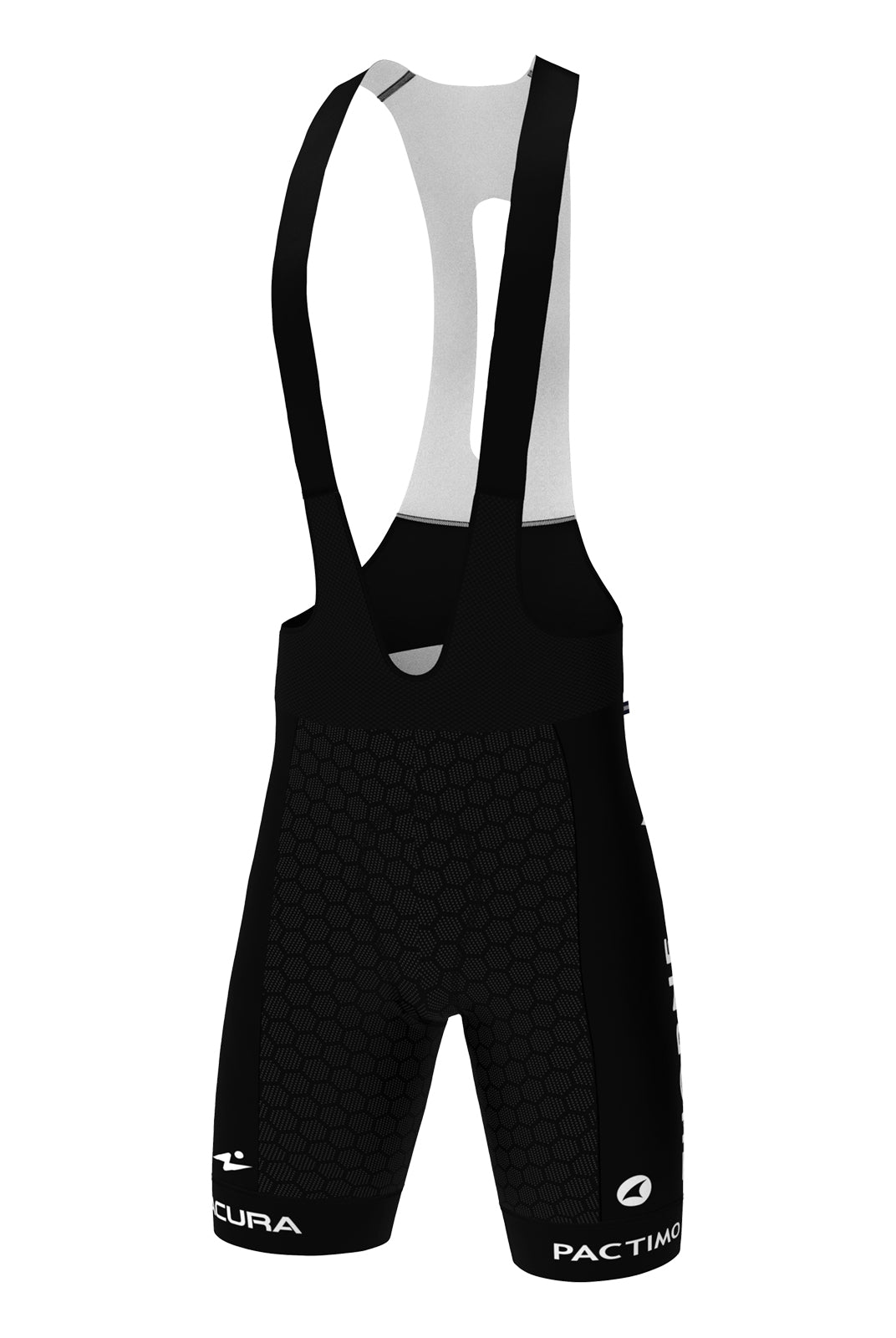 Men's Human Powered Health Cycling Bibs - Ascent Front View