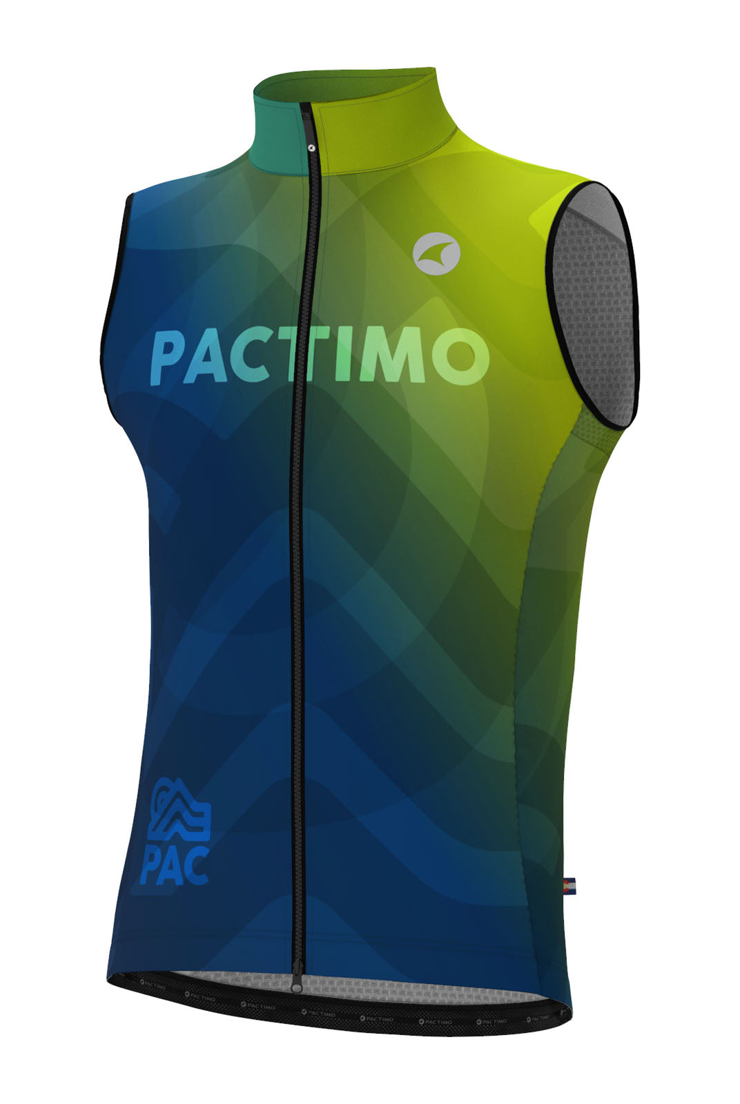 Men's PAC Divide Cycling Wind Vest - Cool Fade Front