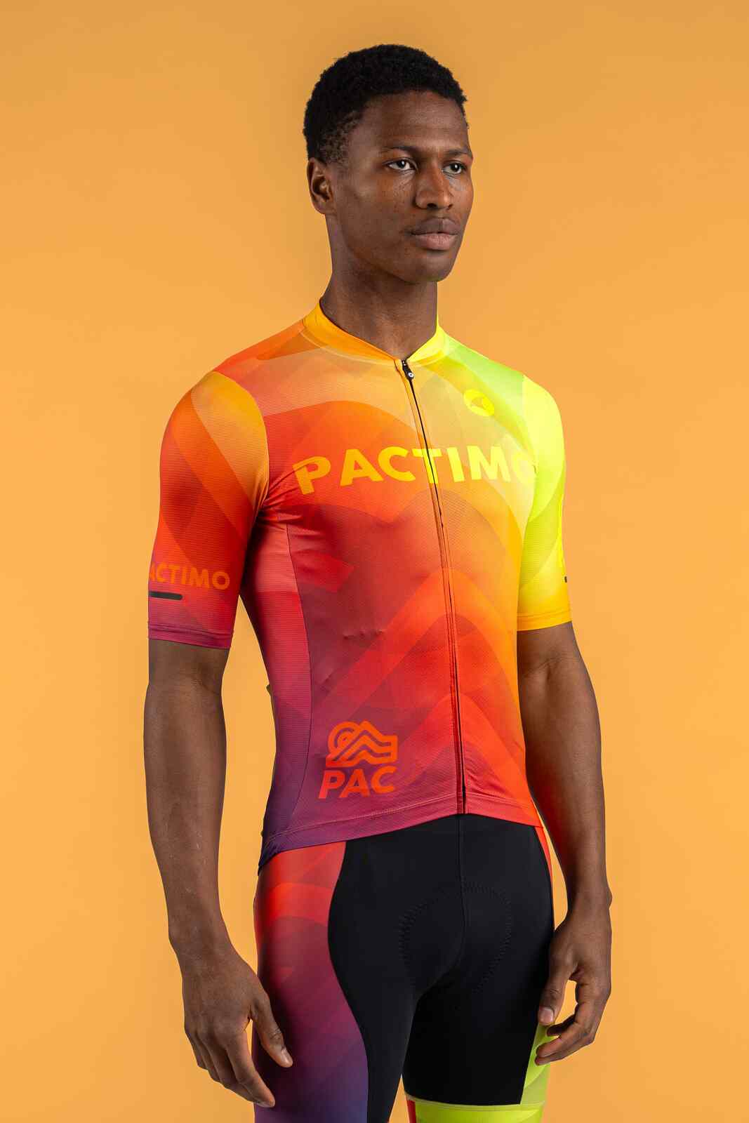Men's PAC Ascent Aero Bike Jersey - Warm Fade Front View