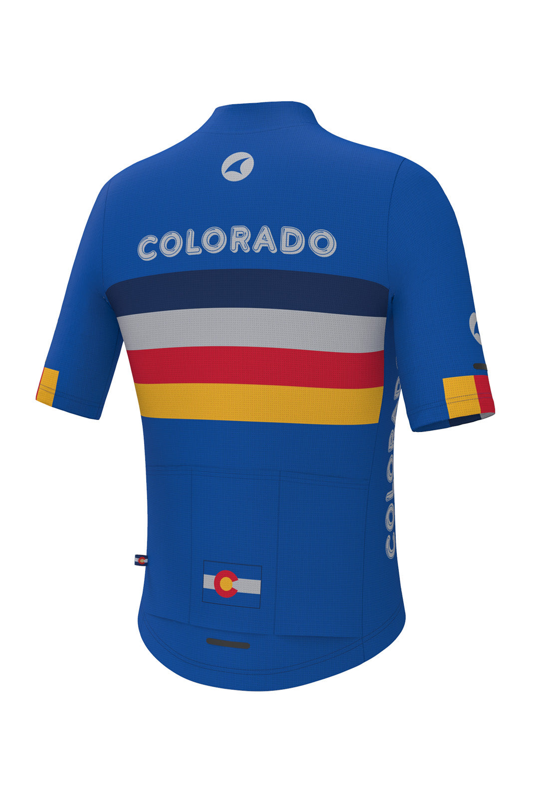 Women's Retro Colorado Cycling Jersey - Ascent Aero Back View