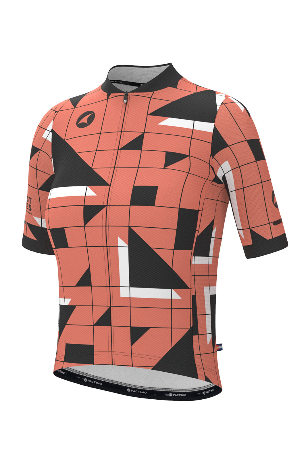 Women's Red Unique Aero Cycling Jerseys - Sandra Fettingis Front View