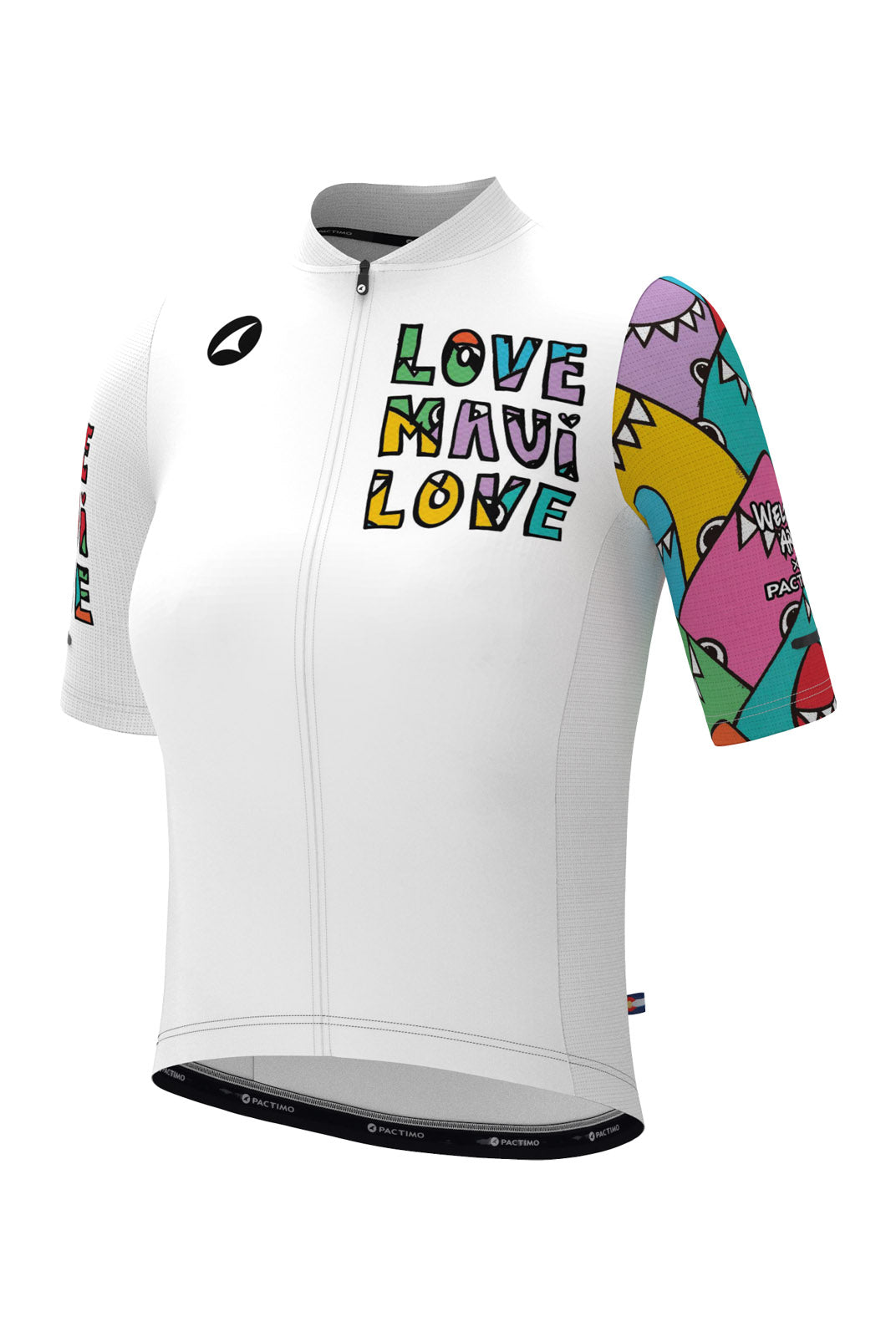 Maui Relief Aero Cycling Jersey for Women - Welzie Design Front View