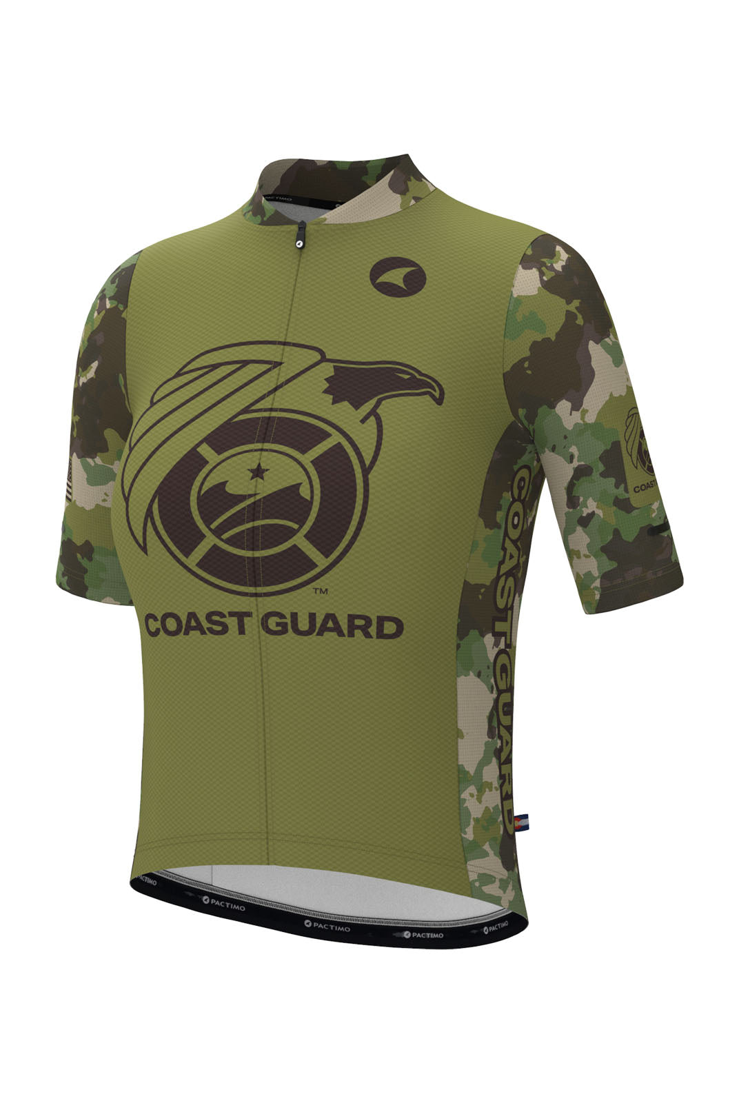Women's US Coast Guard Cycling Jersey - Ascent Aero Front View
