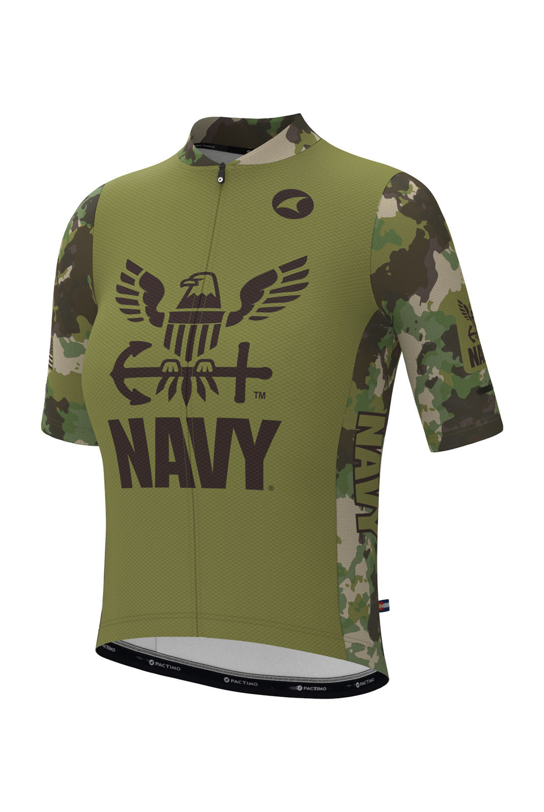 Women's US Navy Cycling Jersey - Ascent Aero Front View