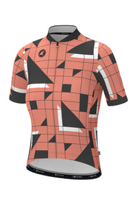 Women's Red Unique Cycling Jerseys - Sandra Fettingis Front View