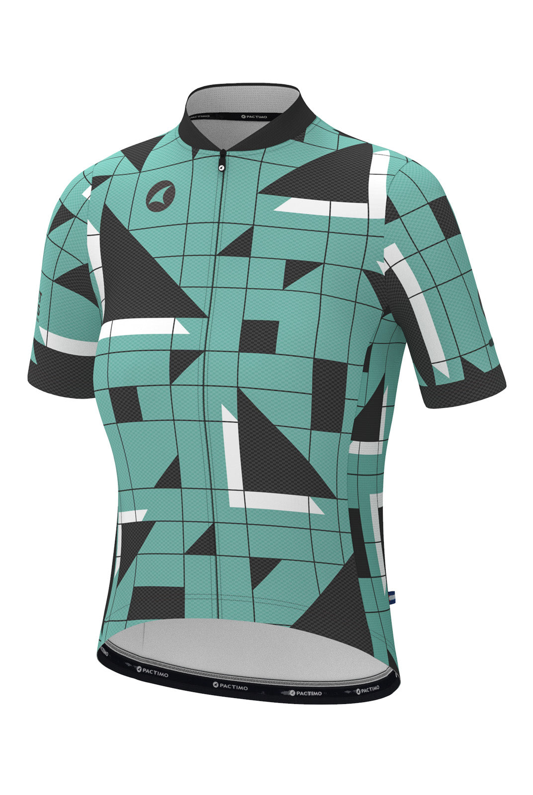 Women's Green Unique Cycling Jerseys - Sandra Fettingis Front View