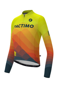 Women's PAC Ascent Long Sleeve Cycling Jersey - Daybreak Front
