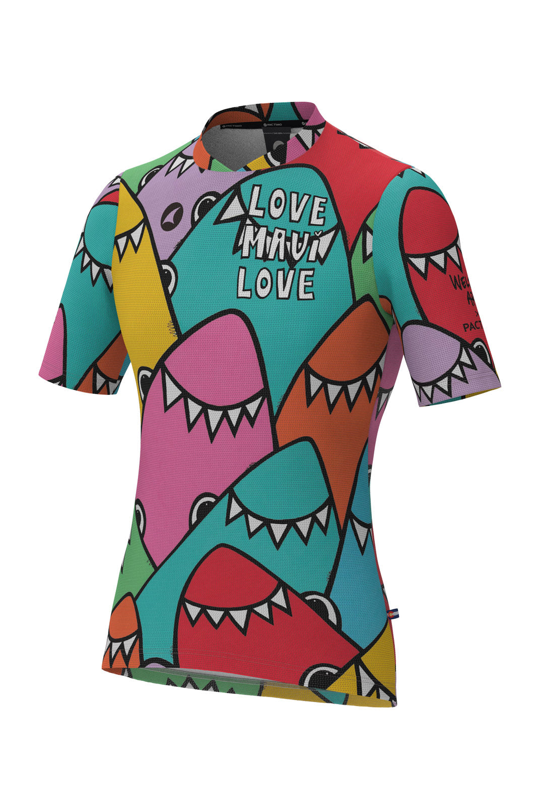 Women's Maui Relief Shirt - Rainbow Welzie Design - Front View