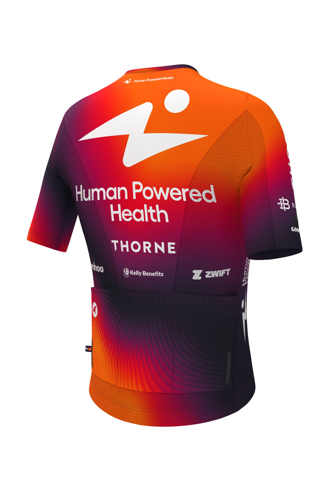 Women's Human Powered Health Cycling Jersey - Summit Back View