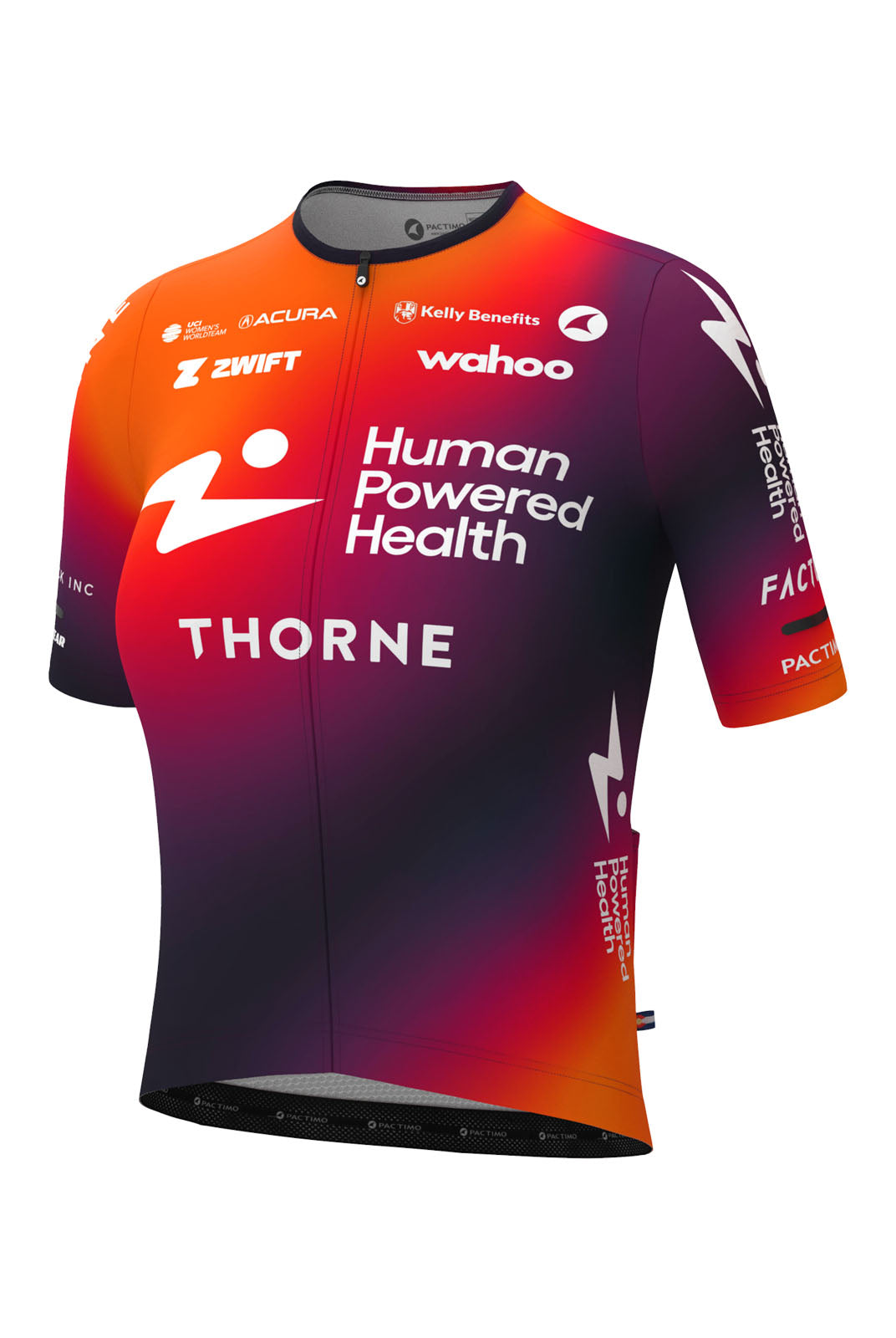 Women's Human Powered Health Cycling Jersey - Summit Front View