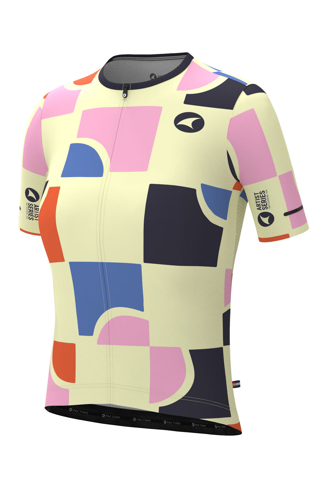 Women's Unique Aero Cycling Jersey - Geo City Front View