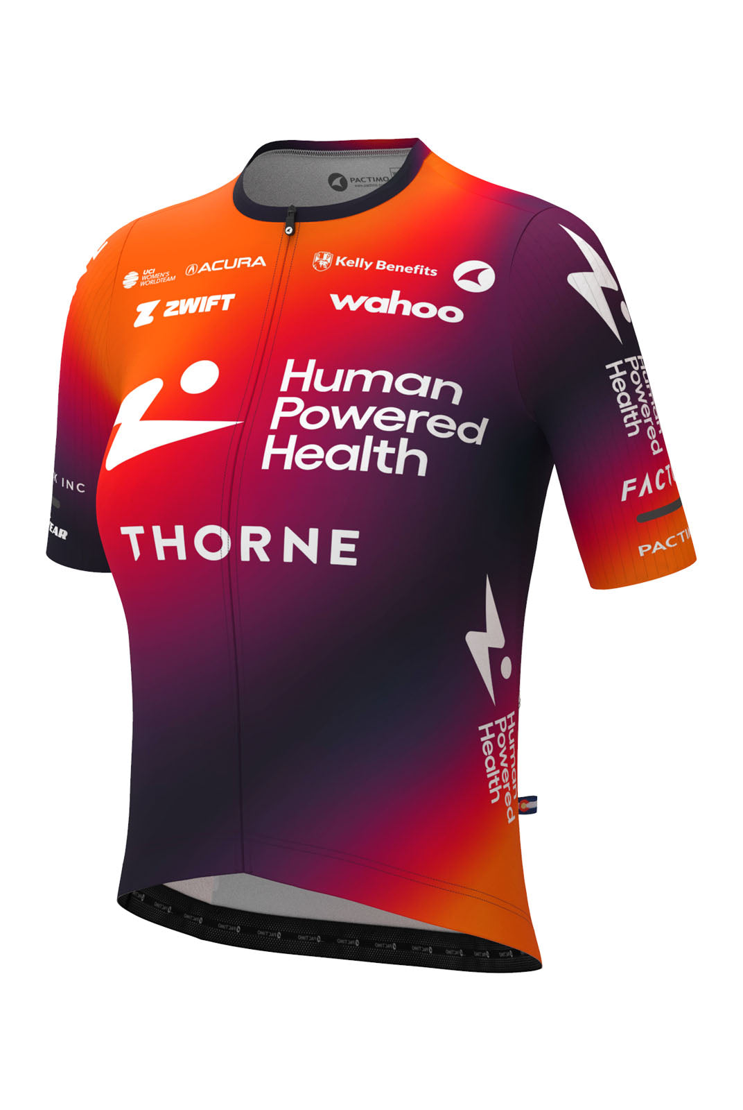 Women's Human Powered Health Aero Cycling Jersey - Flyte Front View