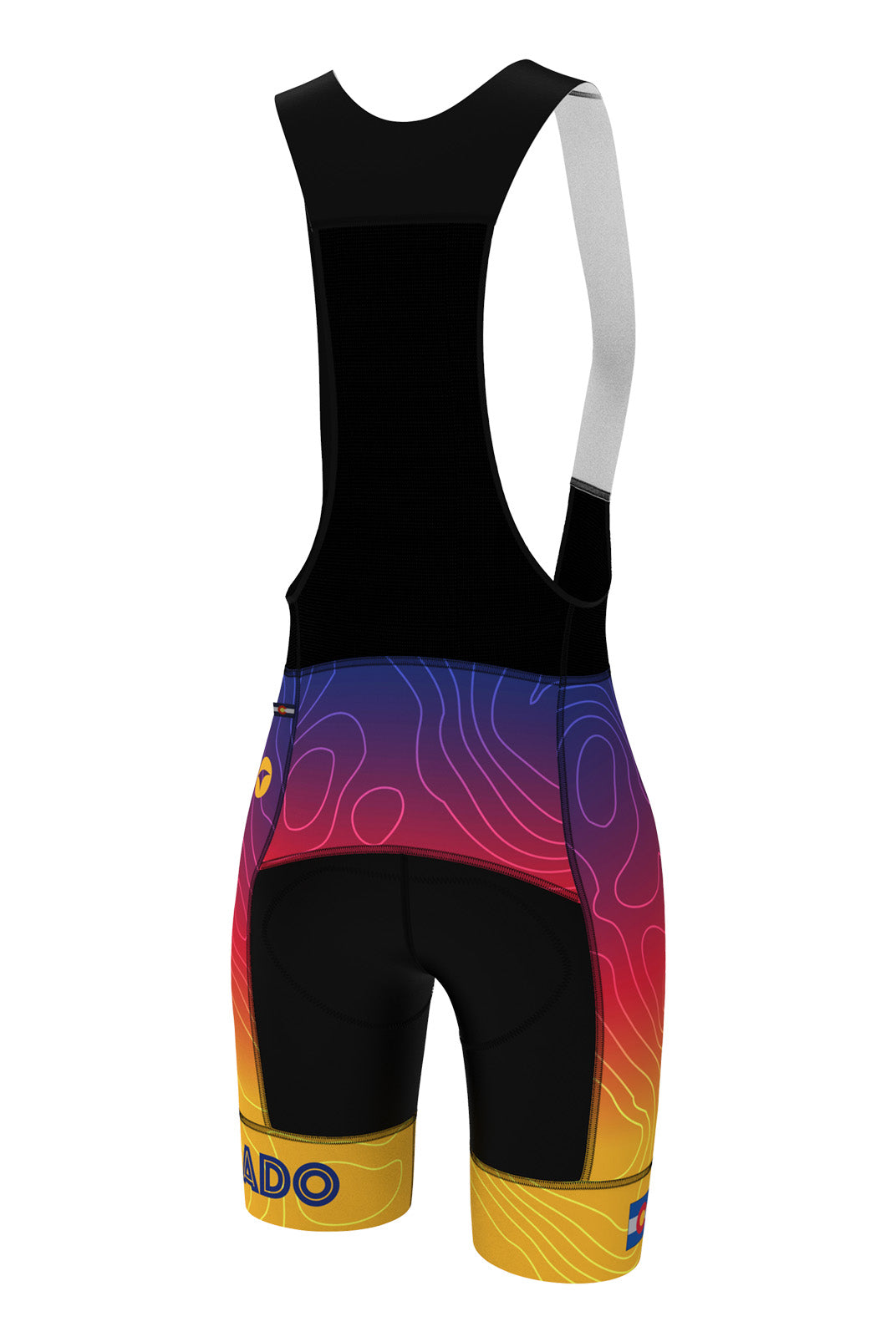 Women's Colorado Cycling Bibs - Back View