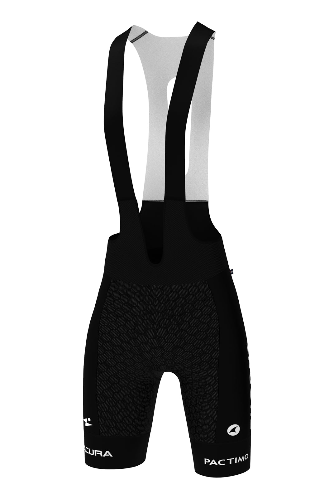 Women's Human Powered Health Long Length Cycling Bibs - Stratos Front View