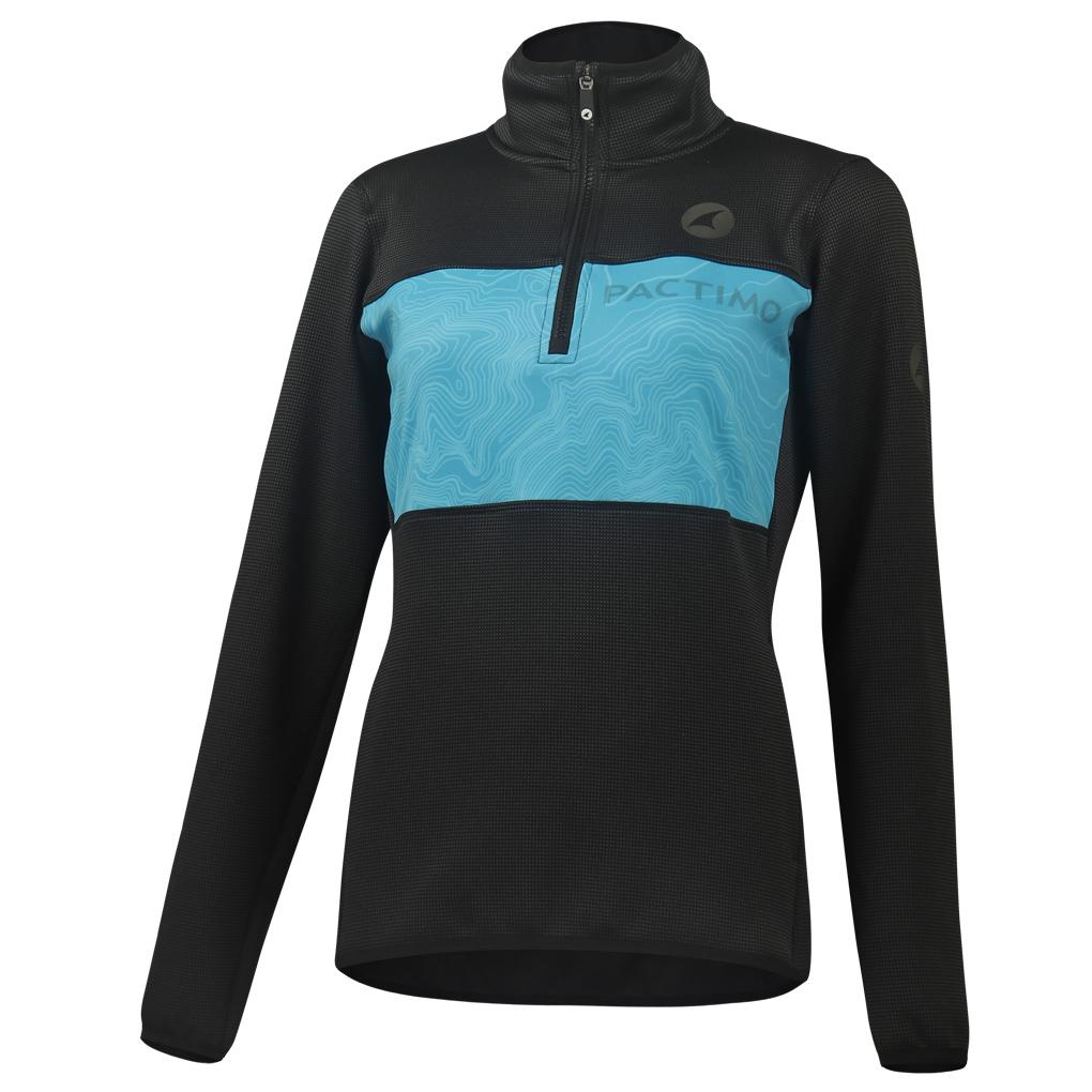 Women's Blue Casual Off-Bike Pullover 