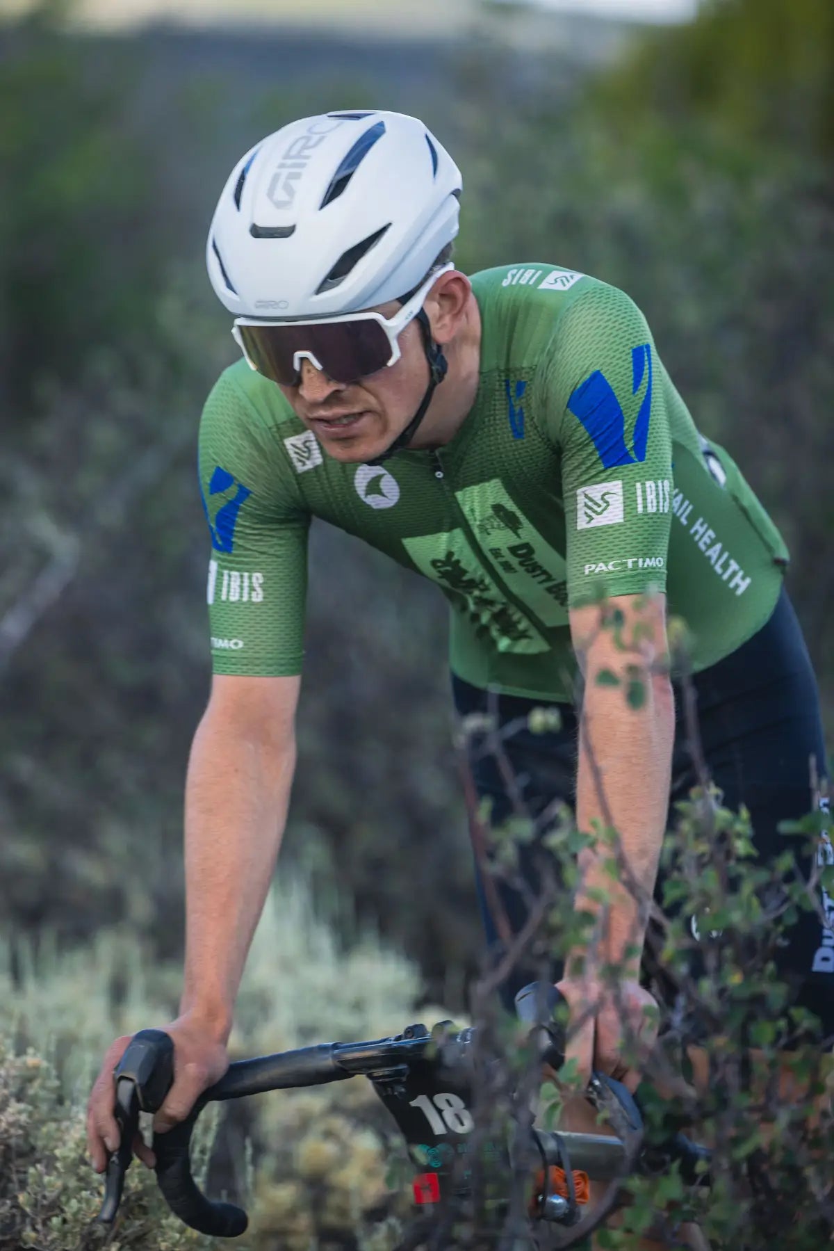 Sam Brown in his Pactimo custom team kit 