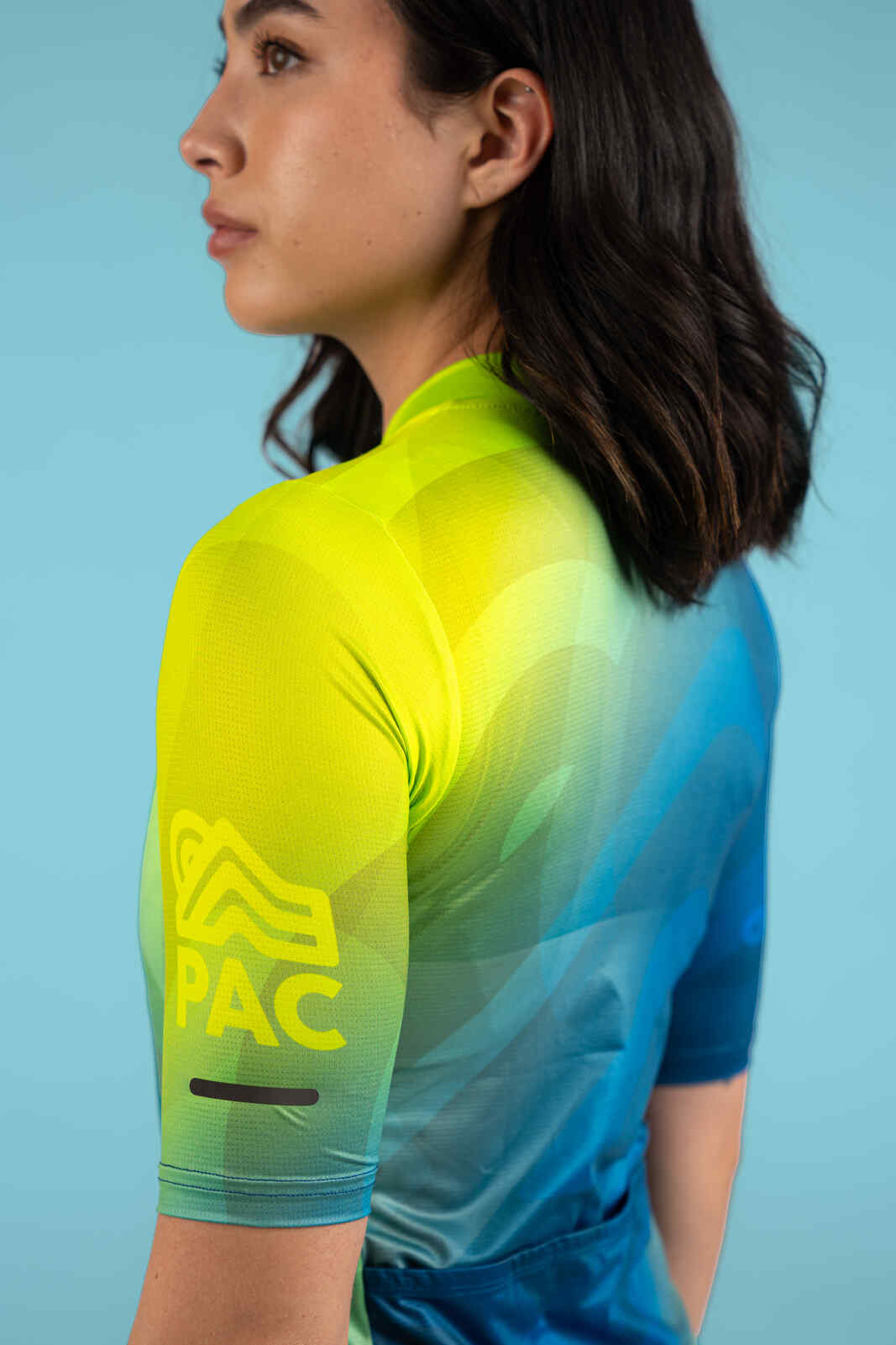 Women's PAC Ascent Aero Cycling Jersey - Cool Fade Sleeve Detail