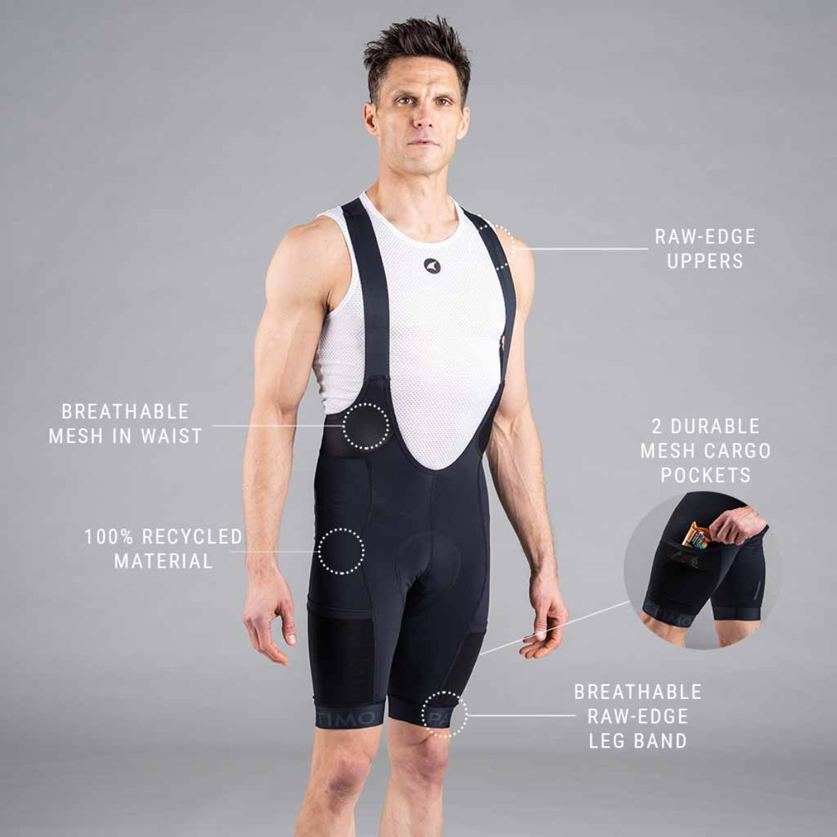 Ascent Vector Cargo Cycling Bibs - Bib Short Comparison Page