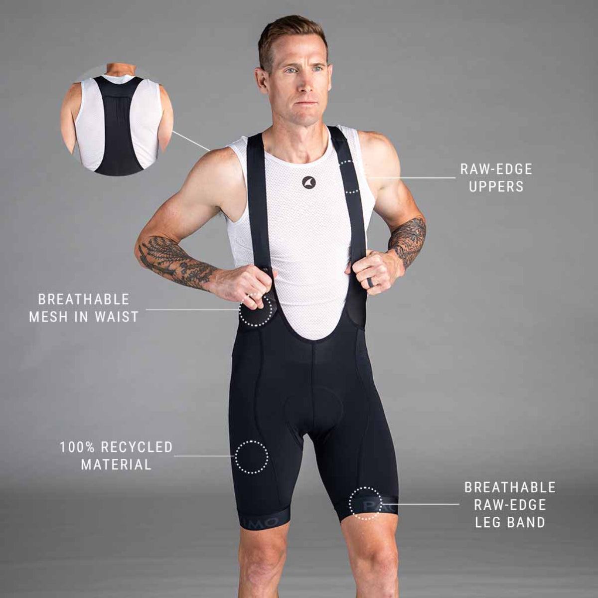 Ascent Vector Cycling Bib Shorts - Bib Comparison Page