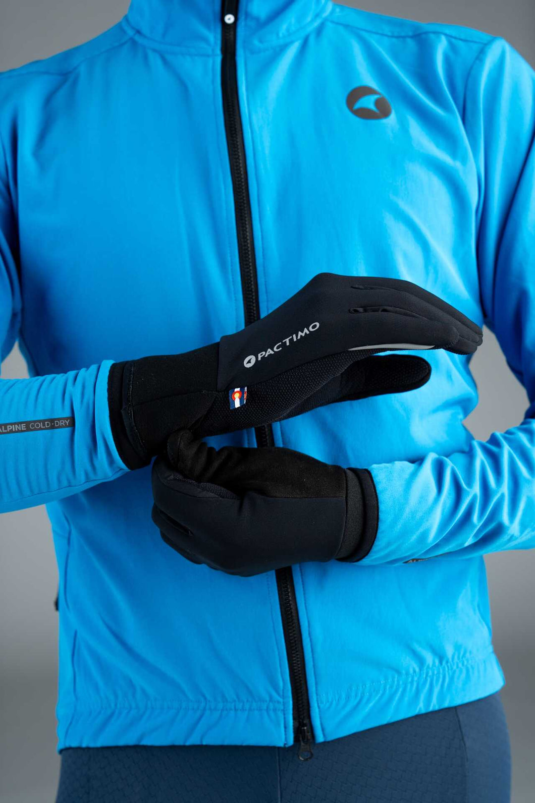 Black Winter Cycling Gloves  for men or women