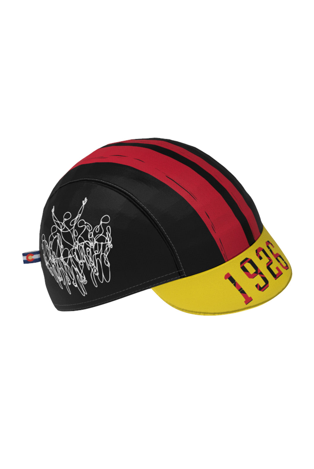Cycling Cap - Power, Pride, Legacy side view