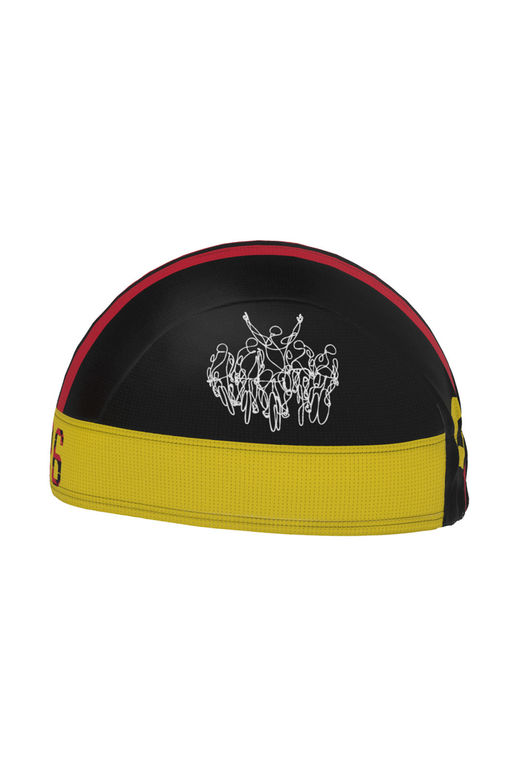 Summer Cycling Skull Cap - Power, Pride, Legacy side view