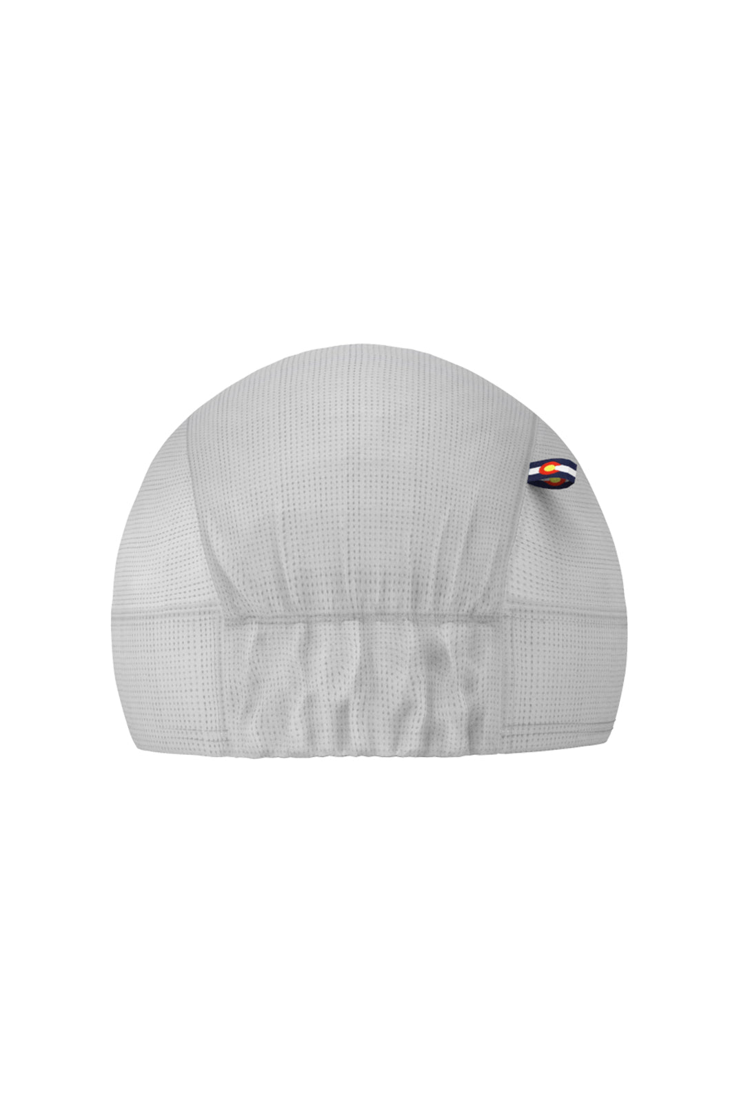 White Skull Cycling Cap - Back View