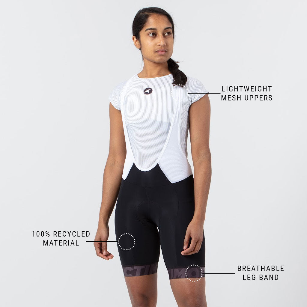 Women's Continental Cycling Bibs in Black