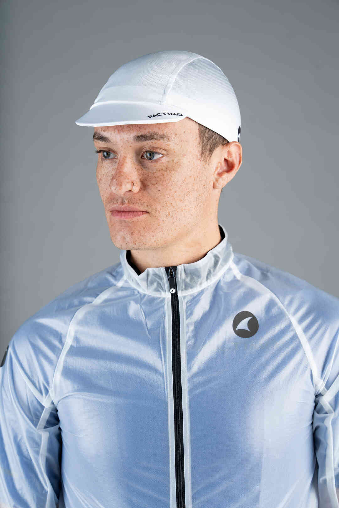 White Cycling Cap