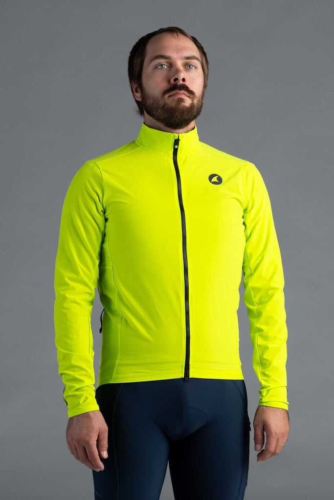 Men's High-Vis Lightweight Cycling Jacket - Summit Shell | Pactimo