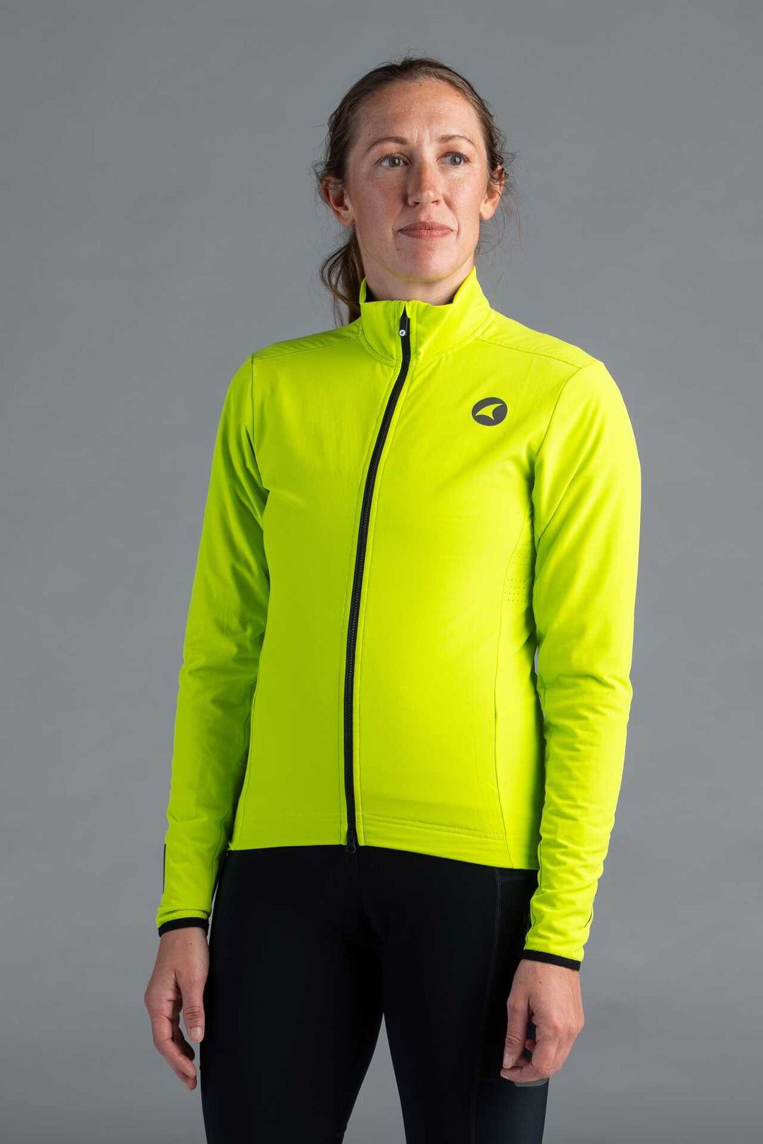Women's High-Visibility Thermal Cycling Jacket - Front View