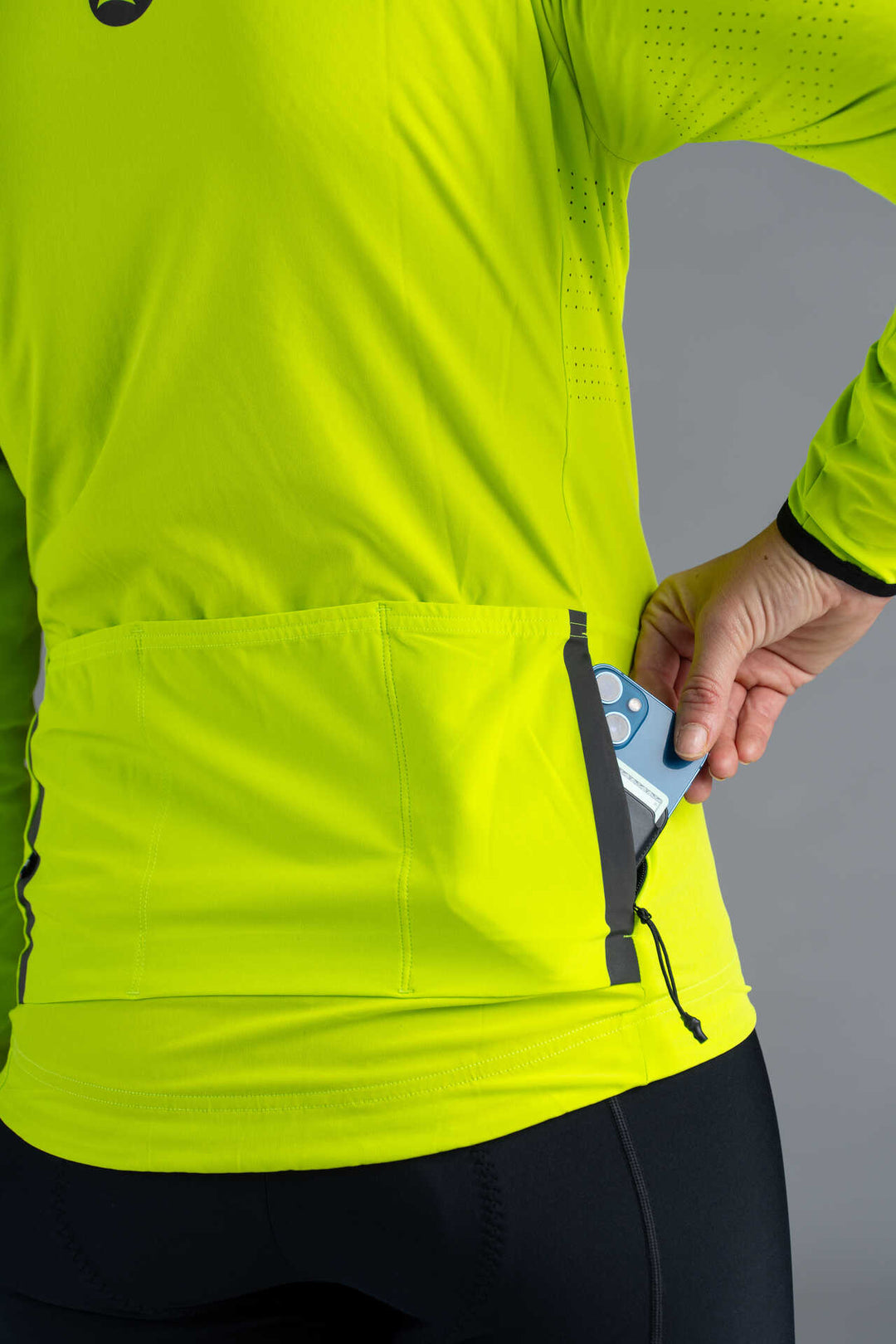 Women's High-Visibility Thermal Cycling Jacket - Zippered Back Pocket