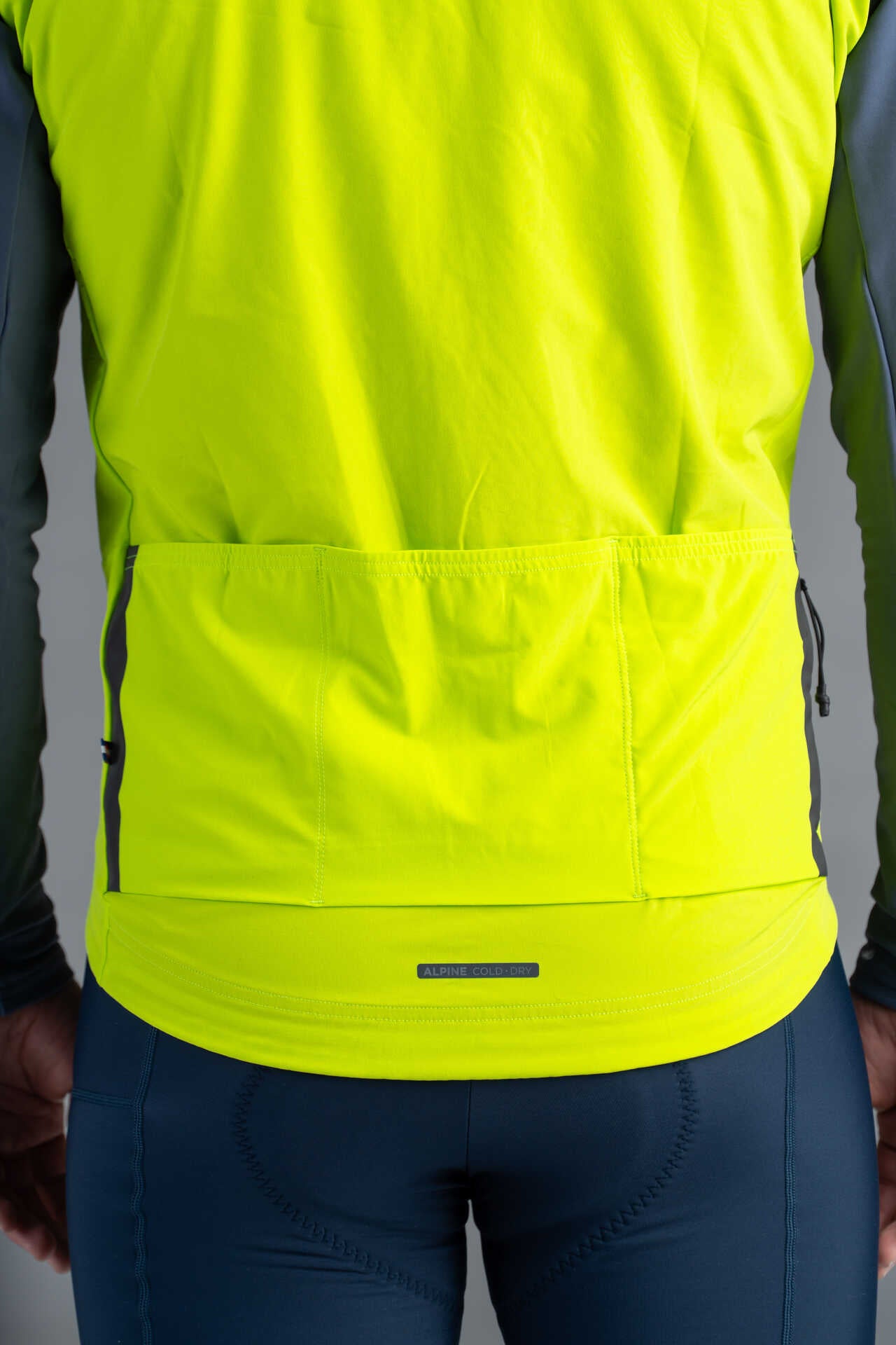 Men's High Visibility Thermal Cycling Vest - Back Pockets