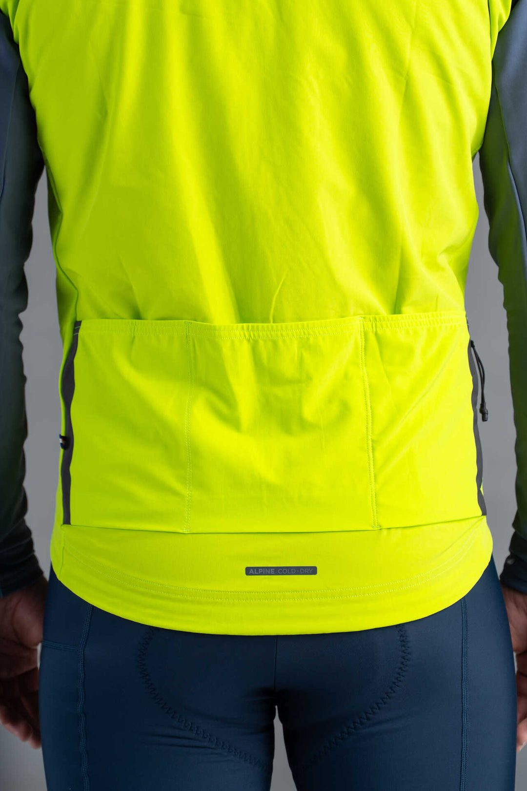 Men's High Visibility Thermal Cycling Vest - Back Pockets