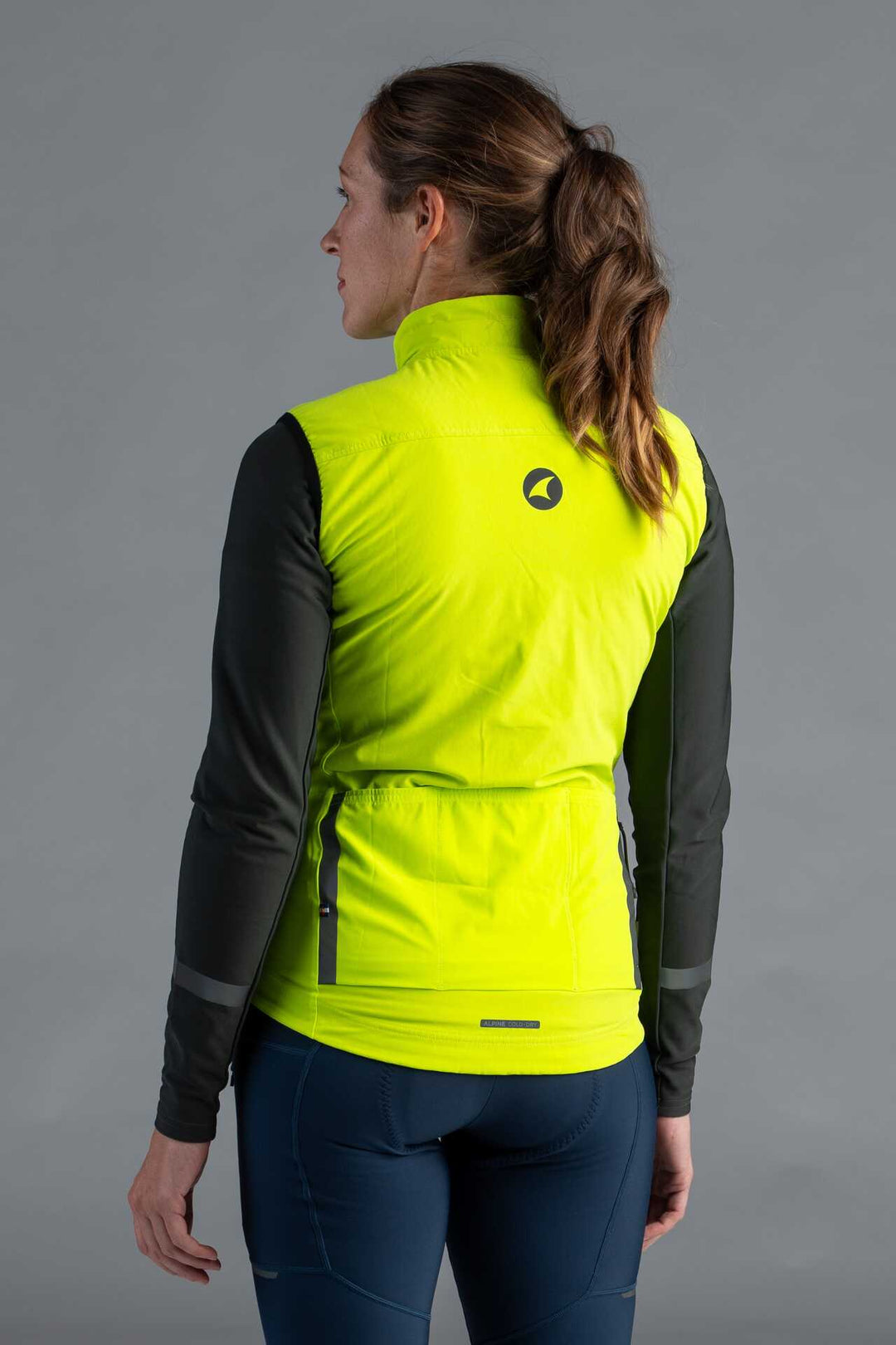 Women's High-Visibility Thermal Cycling Vest - Back View