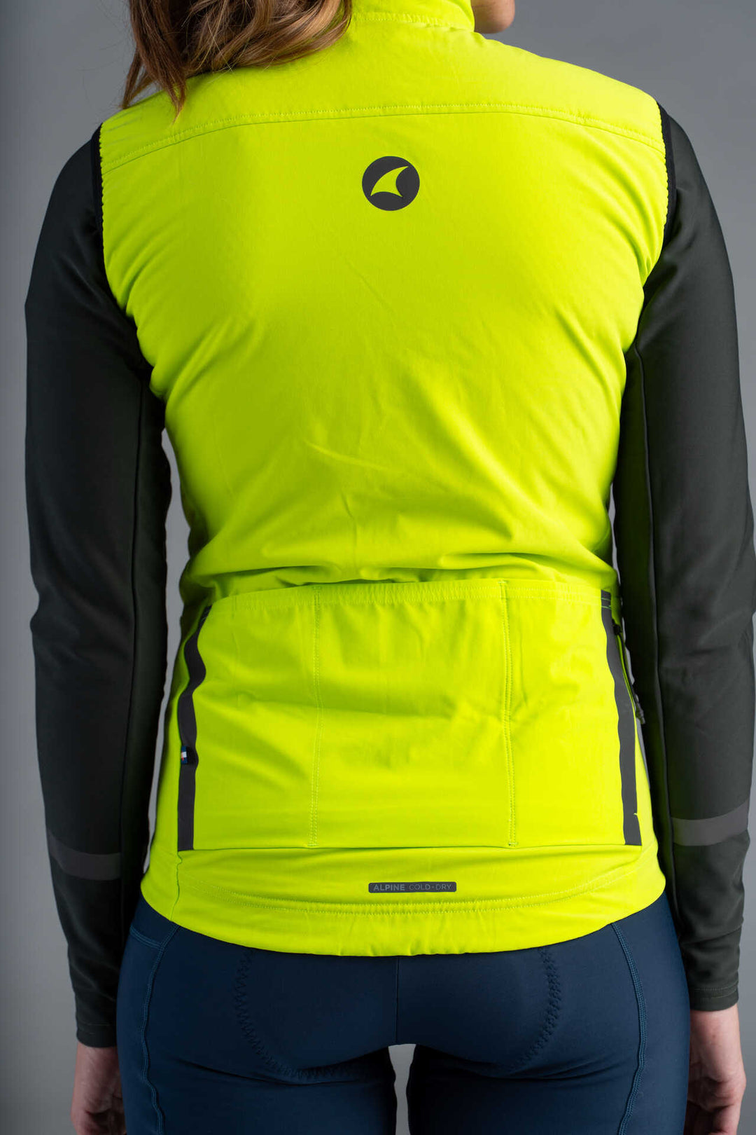 Women's High-Visibility Thermal Cycling Vest - Back Pockets