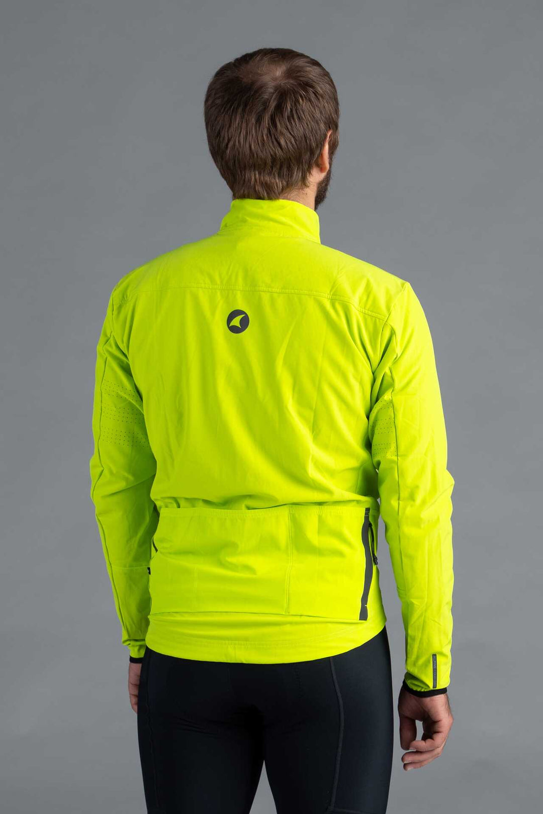 Men's High-Visibility Thermal Cycling Jacket - Back View