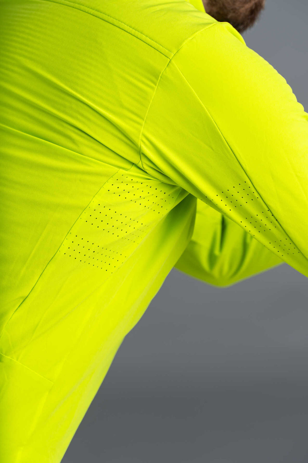 Men's High-Visibility Thermal Cycling Jacket - Underarm Venting