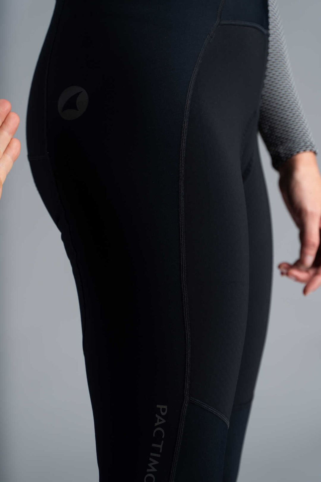 Women's Winter Thermal Cycling Bib Tight - Thigh View
