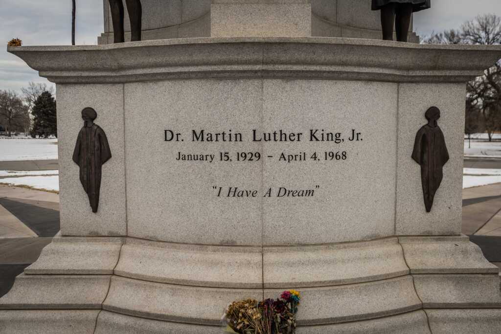 Martin Luther King Jr Memorial in Denver