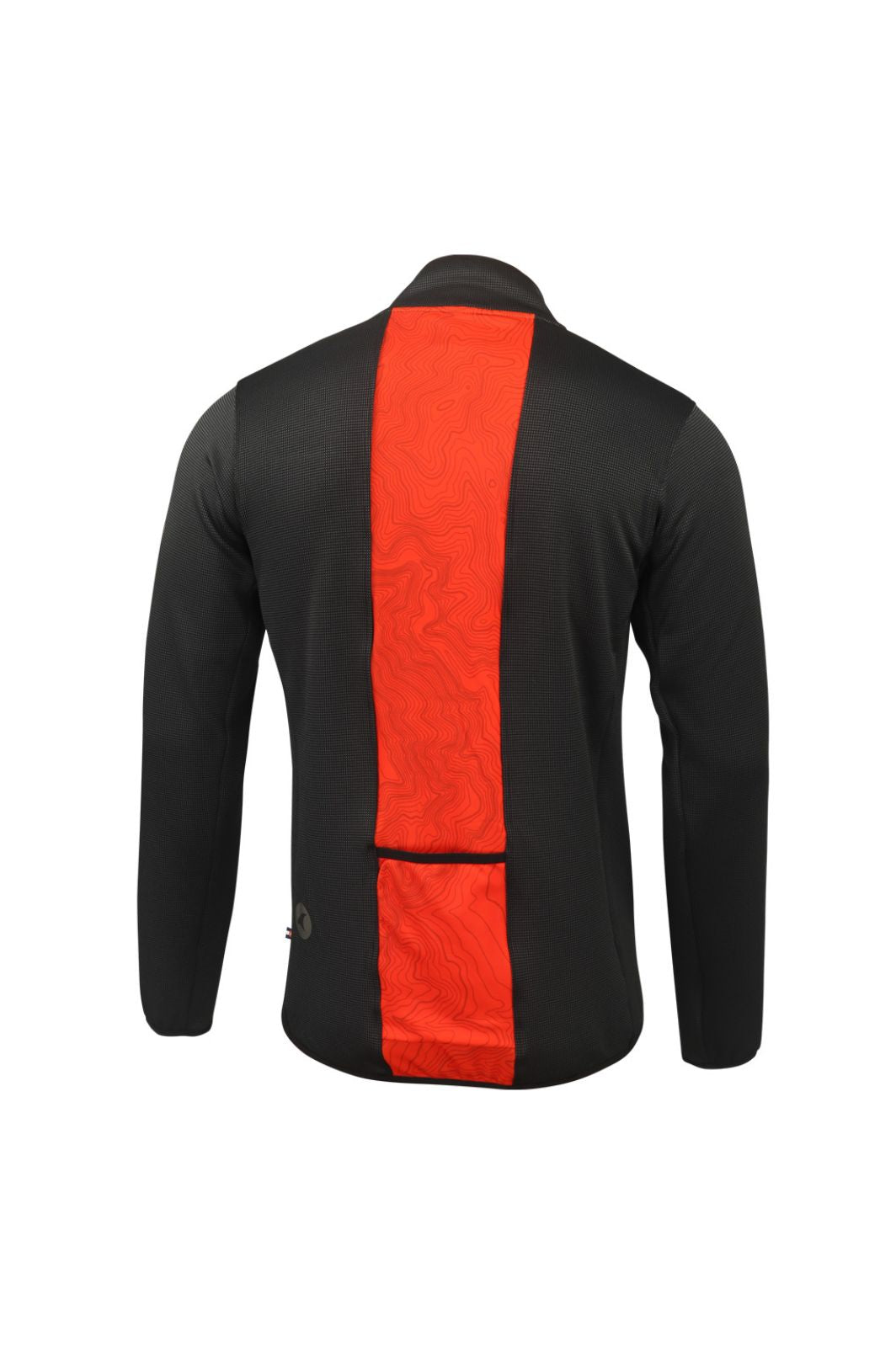 Men's Red Cycling Track Jacket - Back View