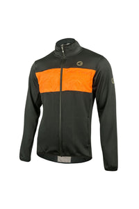 Men's Orange Cycling Track Jacket 