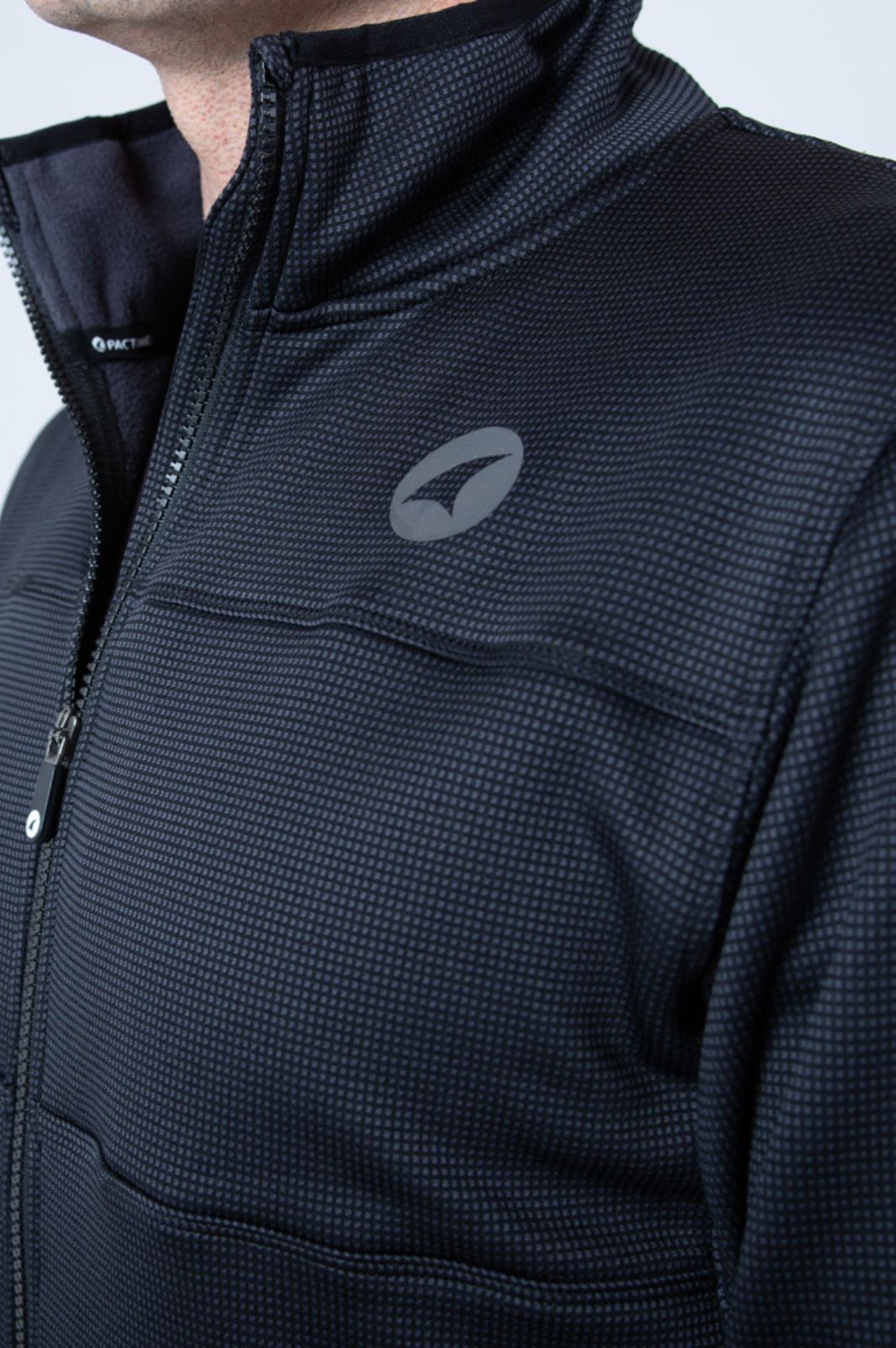 Men's Cycling Track Jacket - Zipper Detail