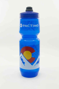 Blue Colorado Mountains Cycling Water Bottle - 26oz