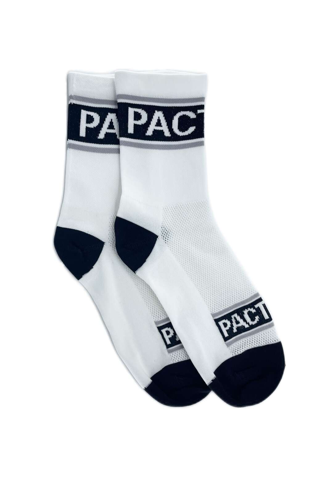 White Cycling Socks - Ascent