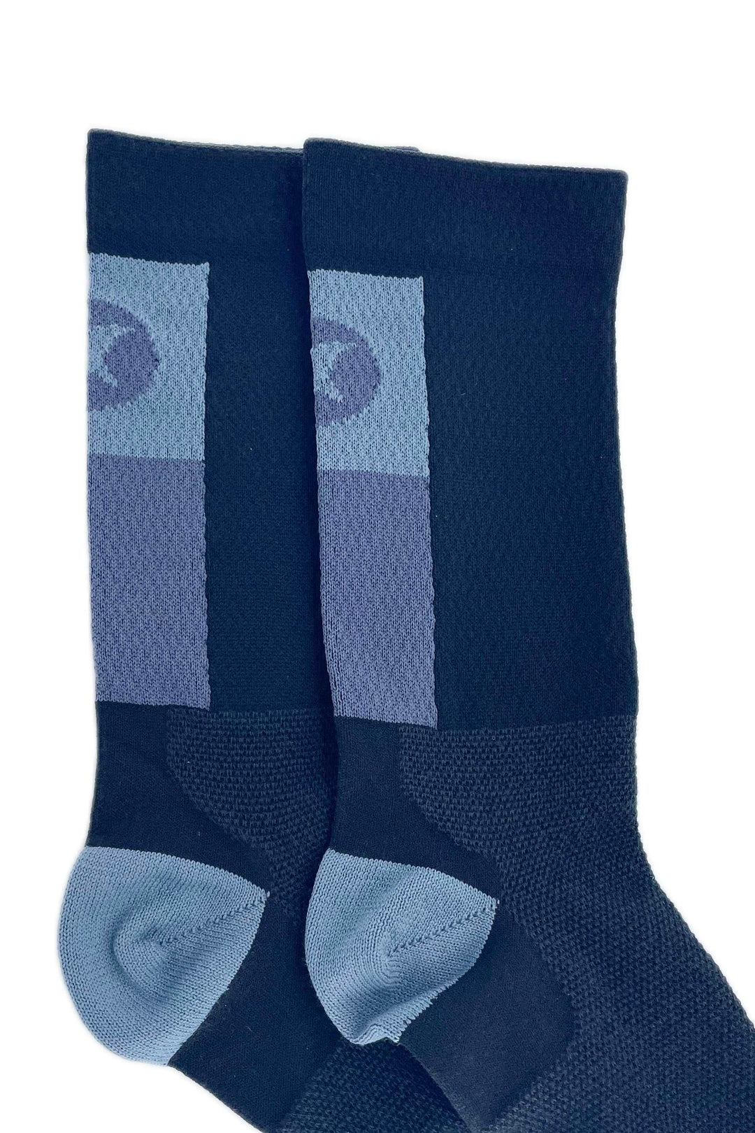 Charcoal Cycling Socks - Summit Close-Up