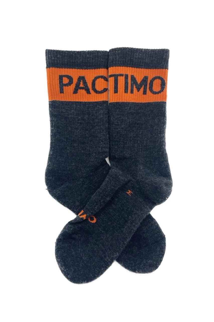 Red/Orange Winter Cycling Socks