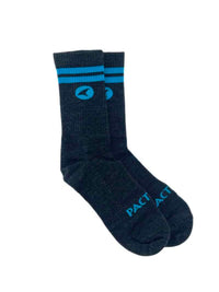 Blue Wool Cycling Socks