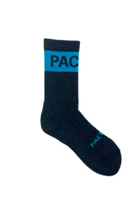 Blue Winter Cycling Socks